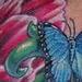 Tattoos - Peonie and a Blue Morpho Butterfly - 79437
